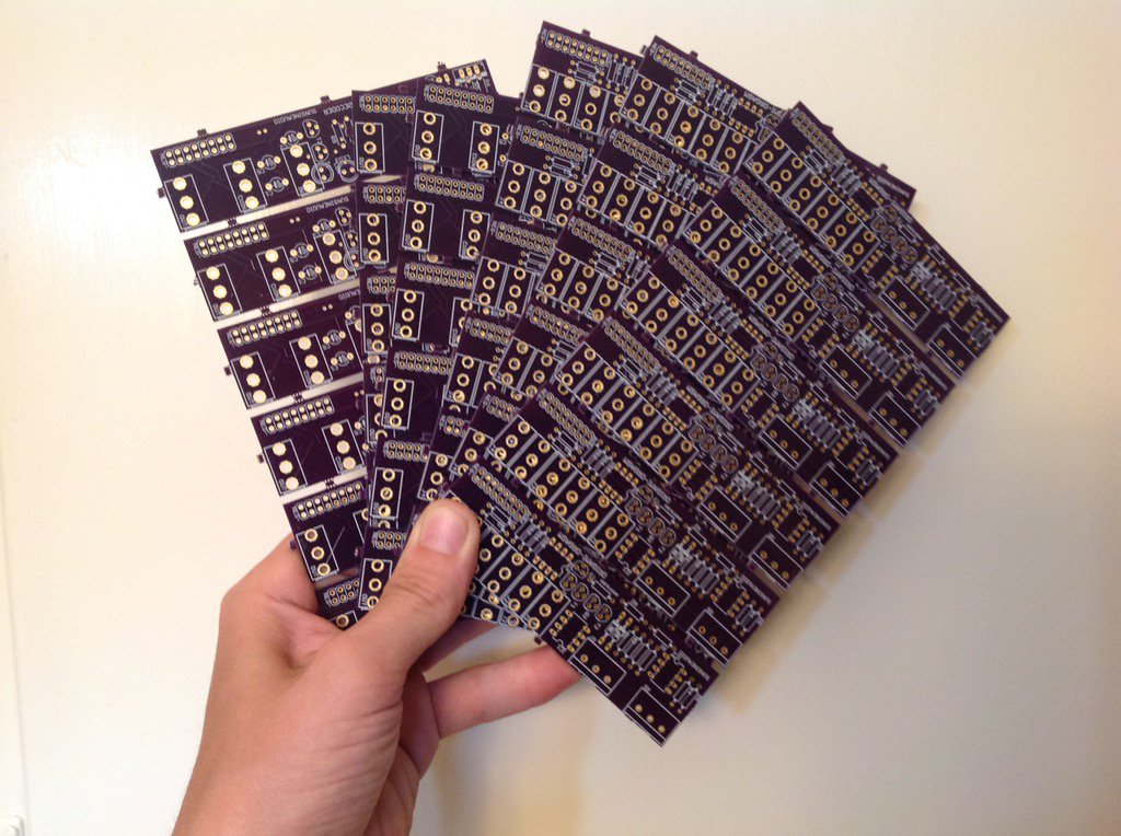 Boards are in. #eurorack #origamiorgasm #harmonicdecoder