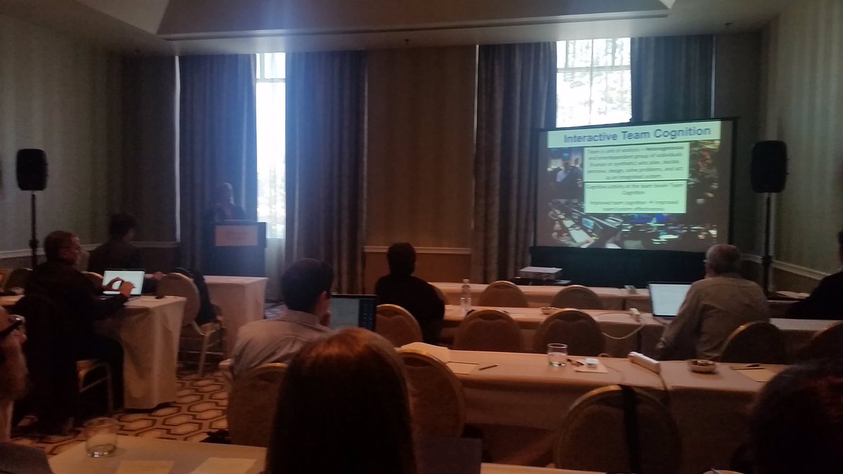 LASER_Workshop's tweet photo. Nancy Cook of @ASU kicks off PM session w/ talk on experiments on CERT teams #LASER2016 https://t.co/Uj8mAFAMnl