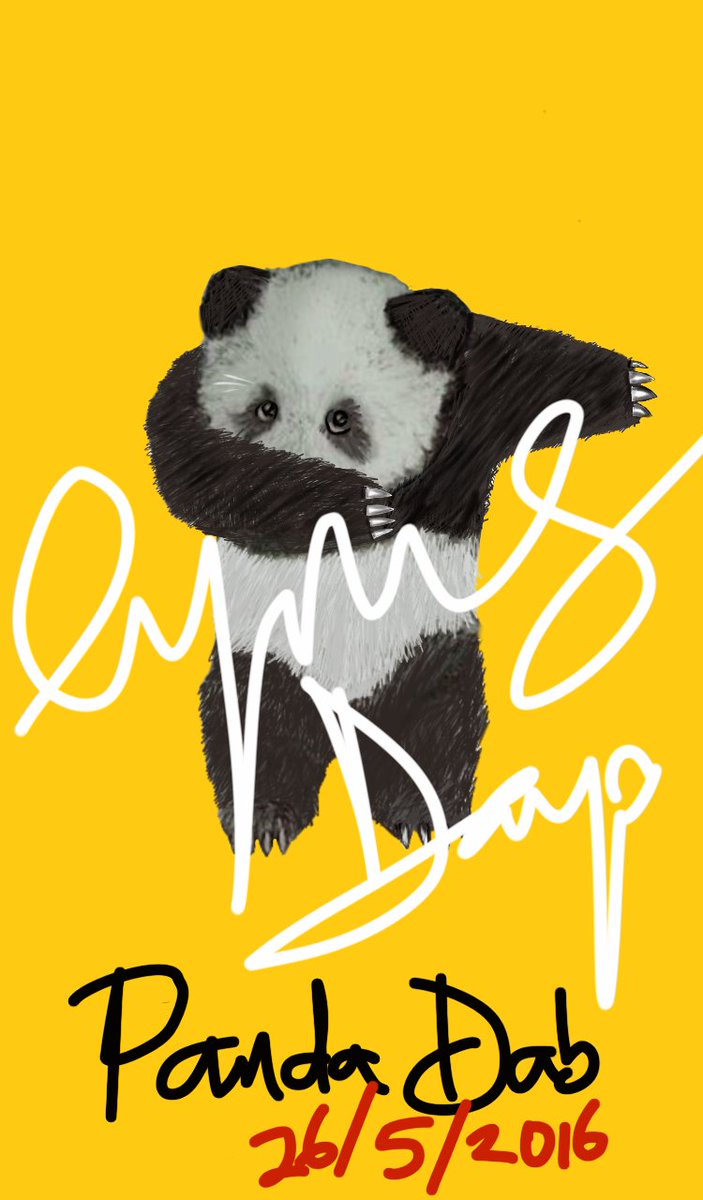 DayoCyrus's tweet image. #NICEANDSWEET when i make a dabbing panda. #PANDAB