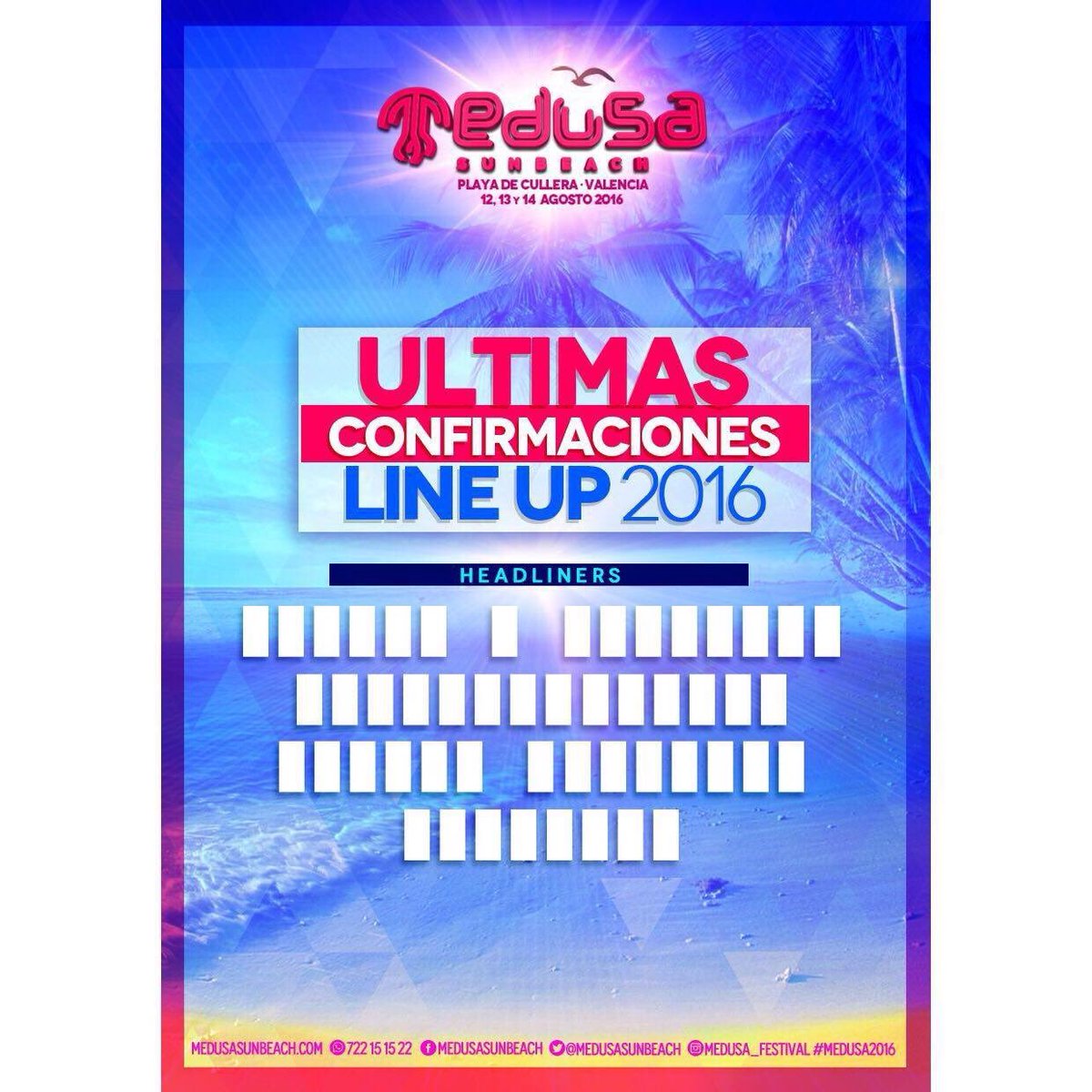 Cada vez va quedando menos para conocer el cartel final :) !! <a href="/medusasunbeach/">Medusa Festival</a>
