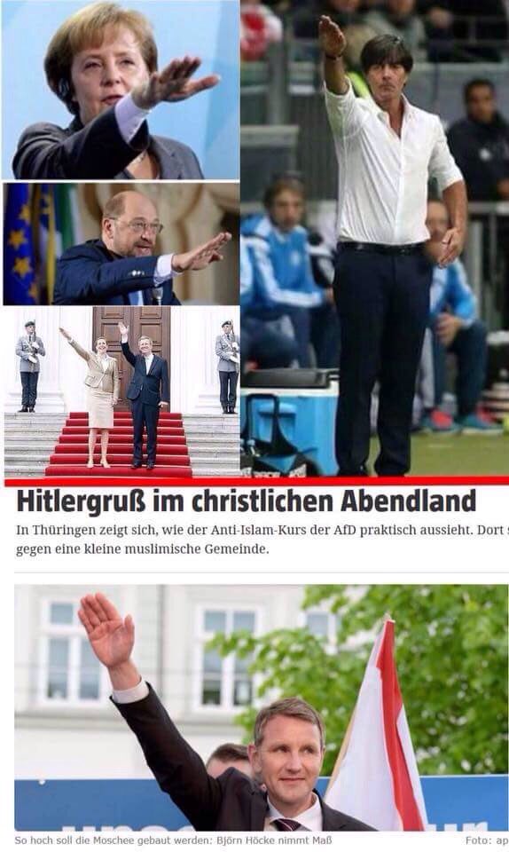 rad2bike's tweet photo. Der Hitlergruß aller Politiker, wenn die #Lügenpresse es so will @HHumorlos @tomtbyk #VICE #VICEAlps #HannaHerbst https://t.co/EVwB3VCA3D