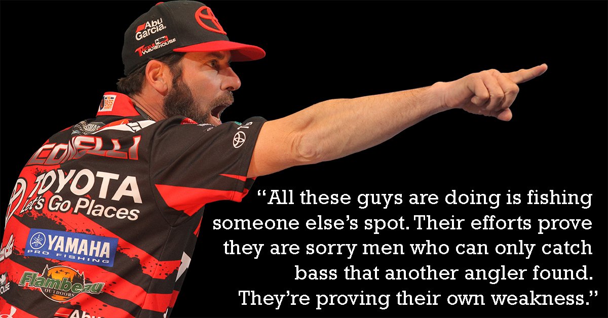 Bassmaster (@bassmaster) on Twitter photo .<a href="/mike_Iaconelli/">Mike “IKE” Iaconelli</a> on anglers who fish #BassElite spots during tournaments ow.ly/5qYs300CZdV .<a href="/mike_Iaconelli/">Mike “IKE” Iaconelli</a> on anglers who fish #BassElite spots during tournaments ow.ly/5qYs300CZdV