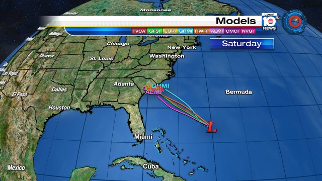 Based on this forecast track, #SOFLO will not be directly impacted by a low pressure area that could develop. https://t.co/QAEgwDBSXh