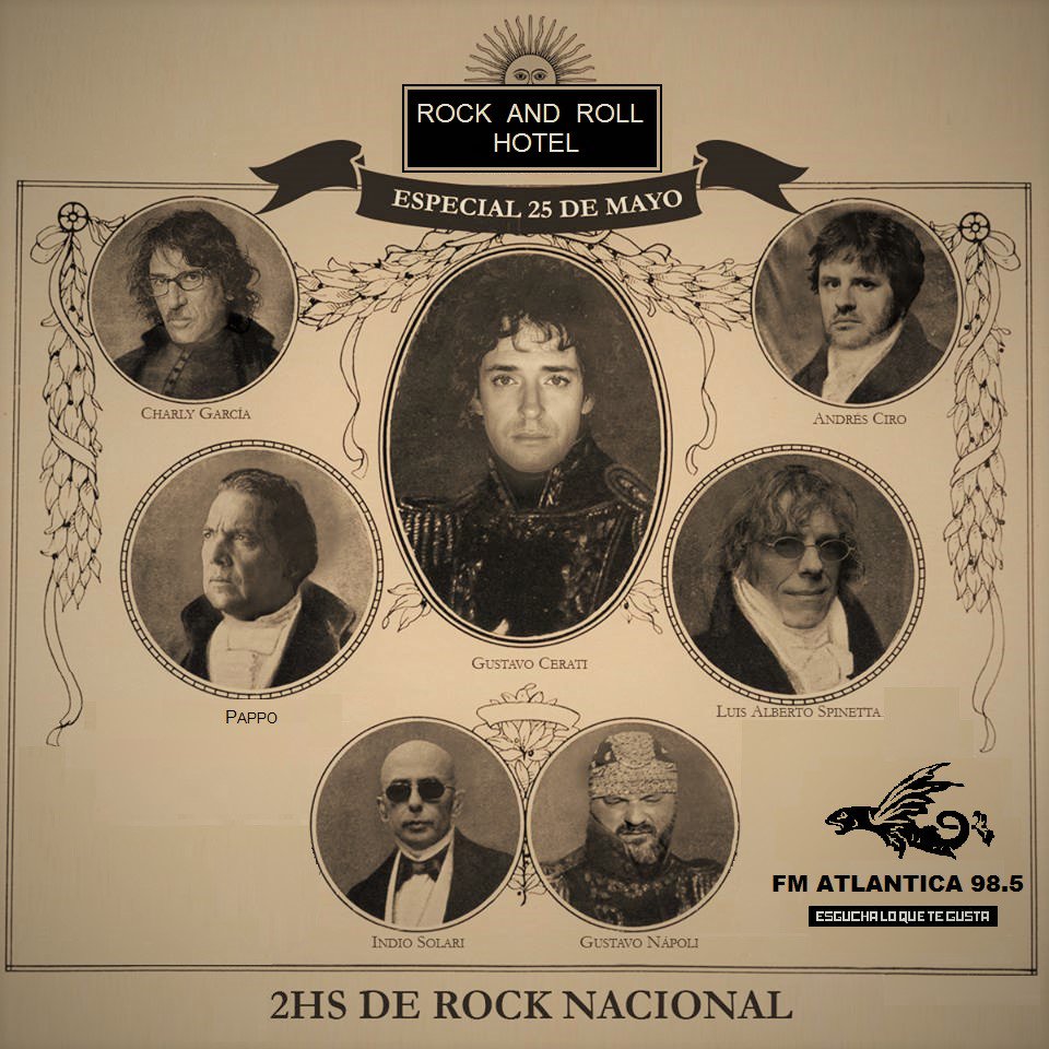 ESTE VIERNES 27 DE MAYO ASEMOS EL ESPECIAL DEL 25 DE MAYO...

POR FM ATLNTICA 98.5