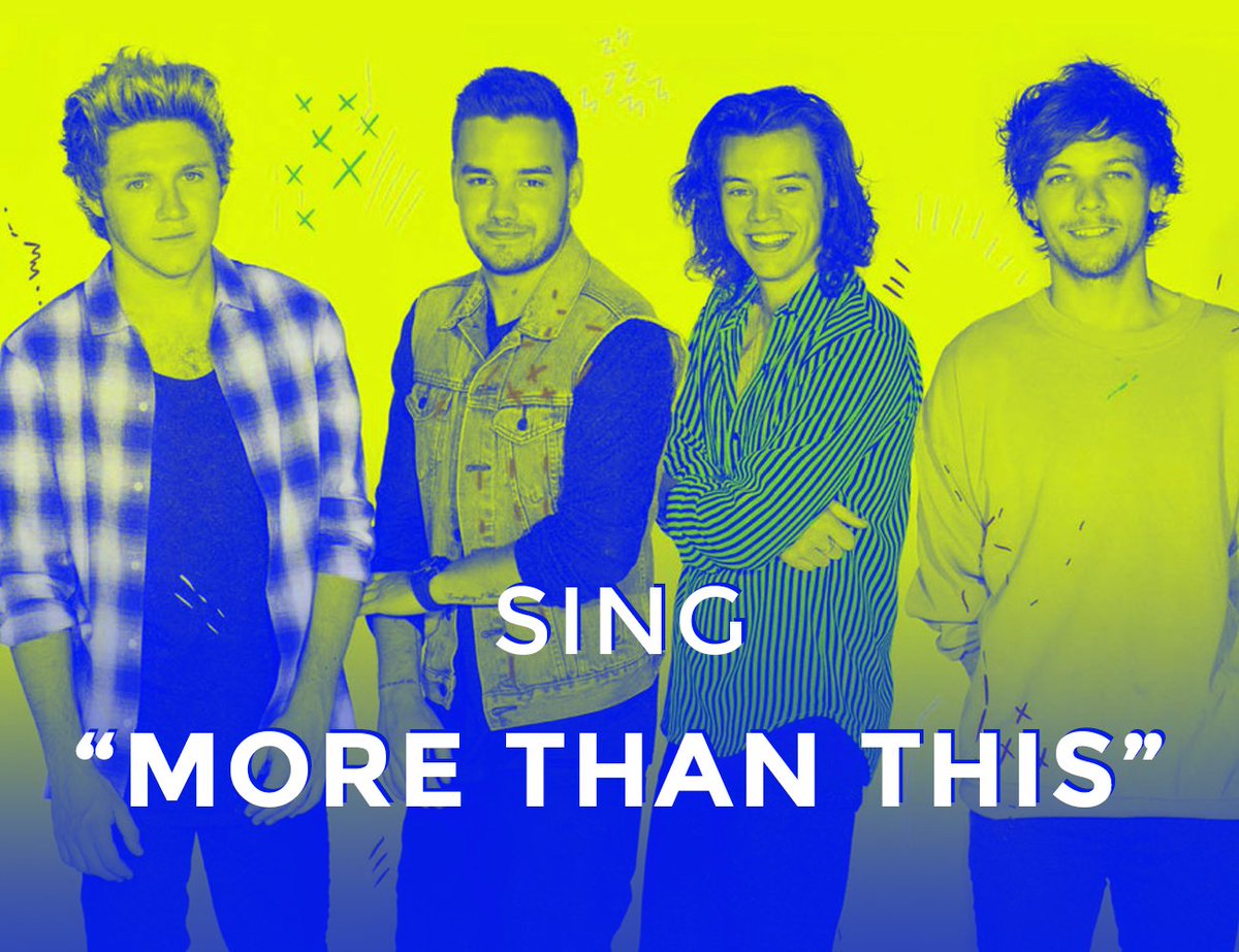 Last chance for free <a href="/onedirection/">One Direction</a>  - Sing ‘More Than This’ now! 😍