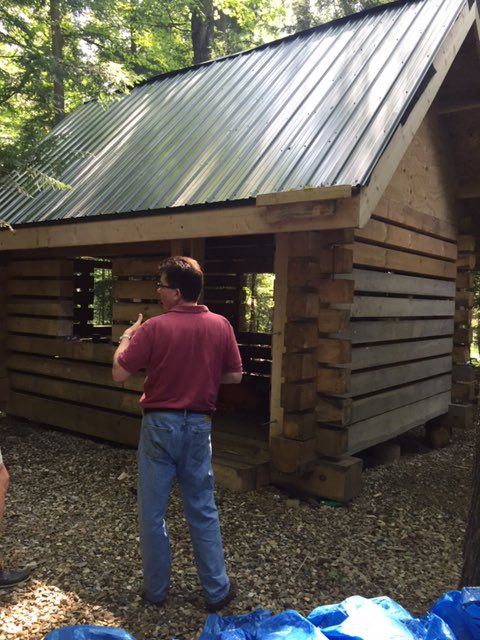 sam_woods_9's tweet photo. Working together on our log cabin is how we #CatchMeaning https://t.co/F95IyCnx9n
