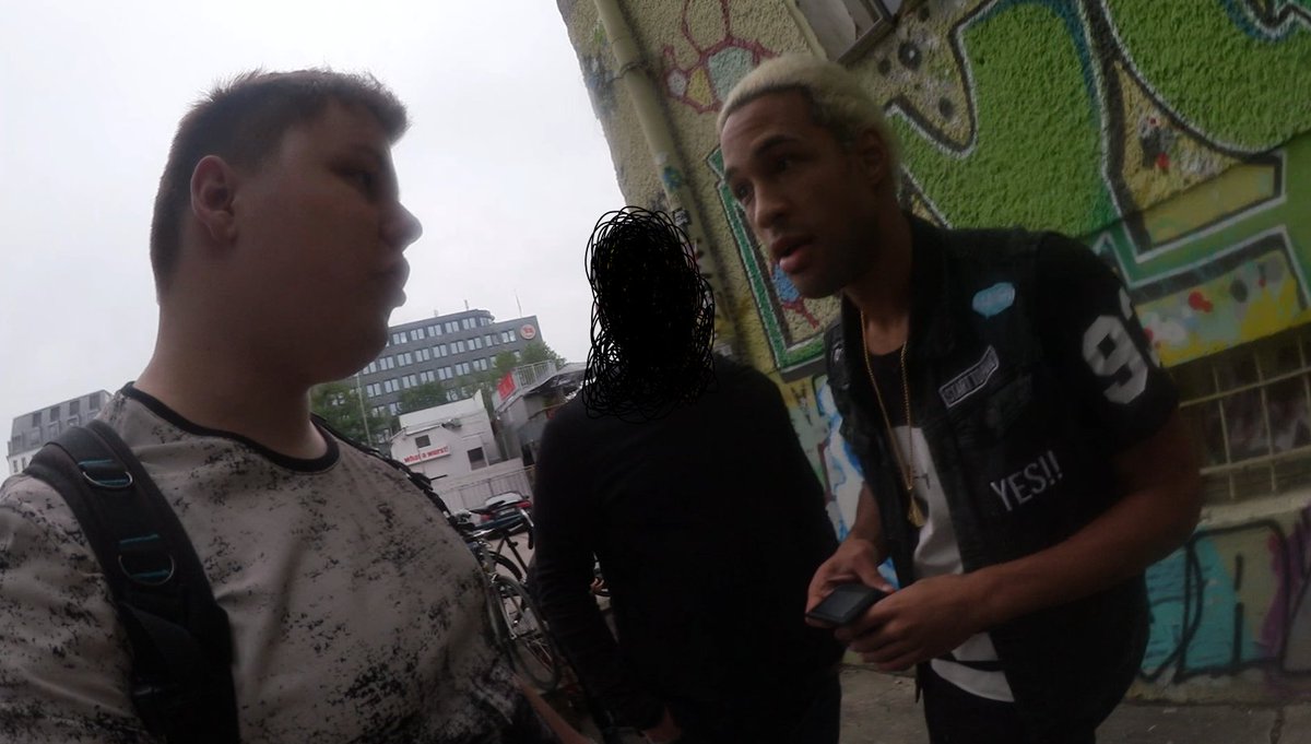 Labert auch nur rum der Typ.