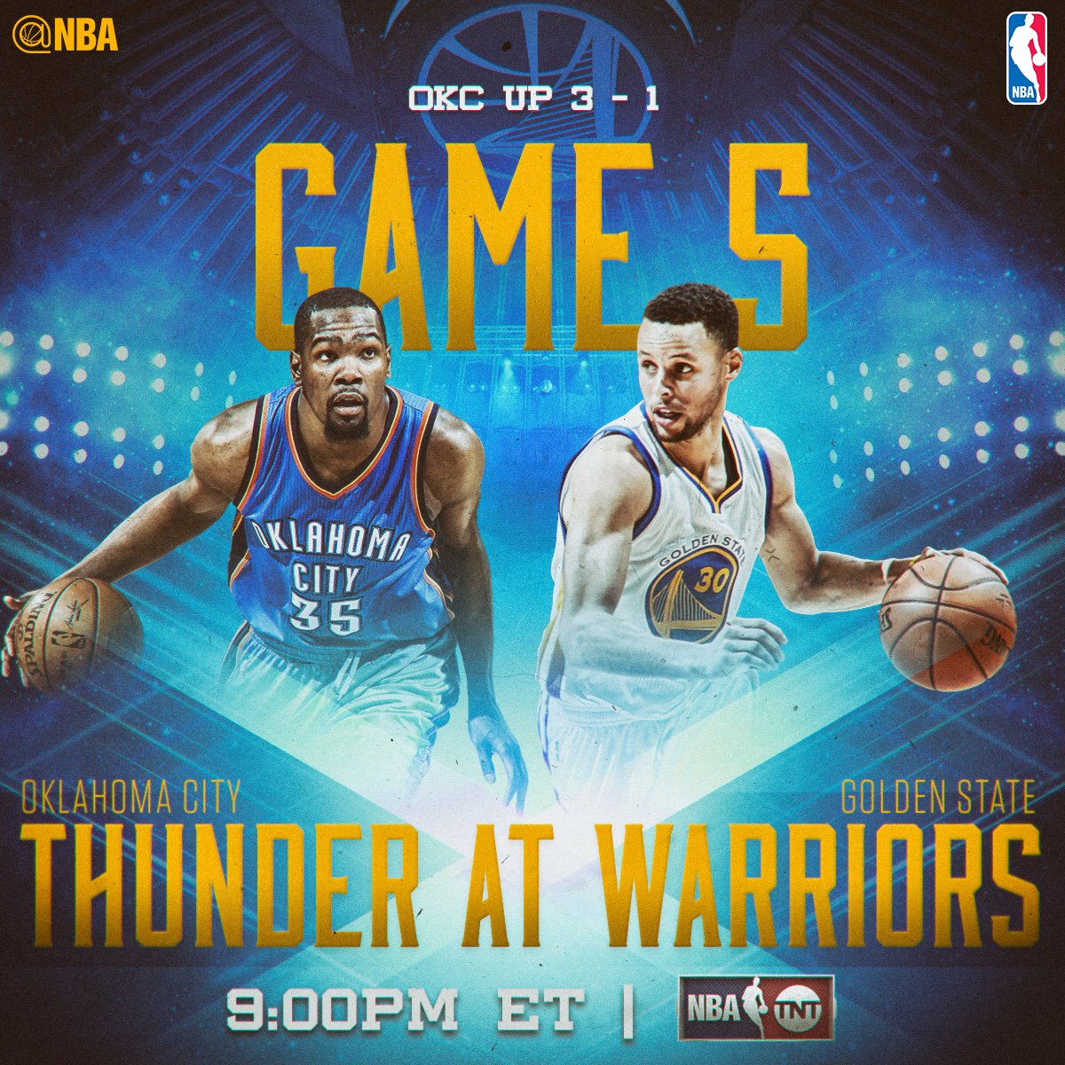 It's WIN or Go Home for the <a href="/warriors/">Golden State Warriors</a>... as the <a href="/okcthunder/">OKC THUNDER</a> look to advance

#WARRIORSvTHUNDER G5: 9pm/et @NBAonTNT