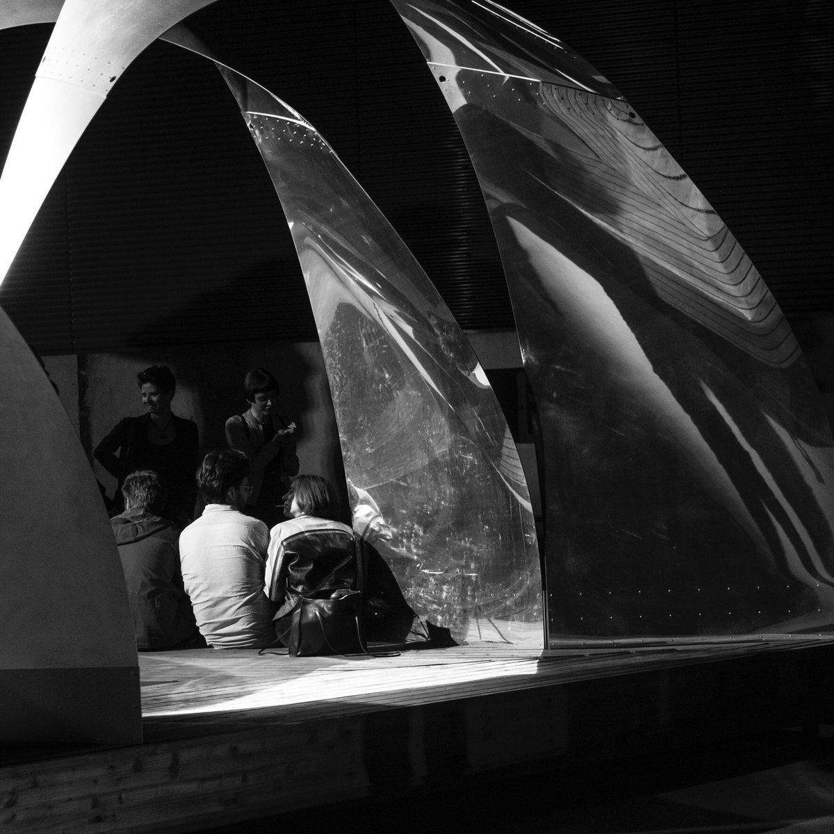 @hangarbicocca after the conversation with Philipe Parreno &amp; Carsten Holler