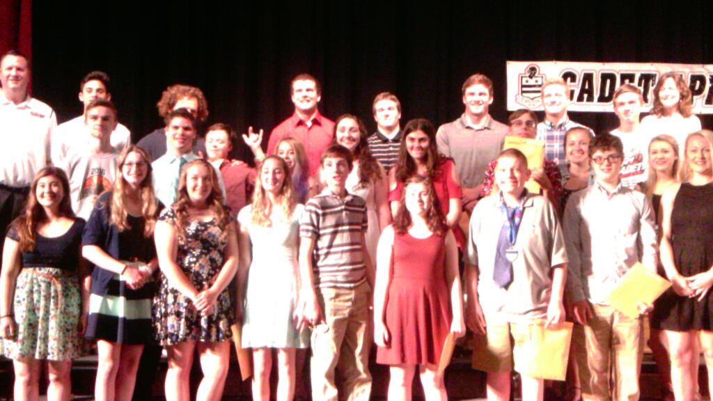 HiltonCadets's tweet photo. Unified basketball team recognized with the Athletic Director's Award for Sportsmanship #GoCadets #Kendets https://t.co/vFri0p32Gn