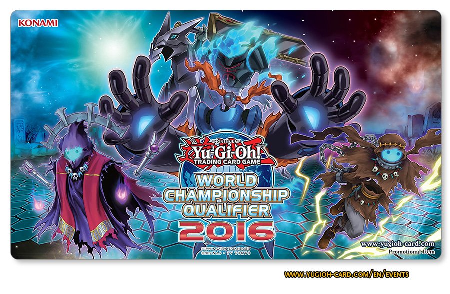 Official Yu-Gi-Oh! TRADING CARD GAME (TCG) - 2018 World Championship  Qualifier Participation mat