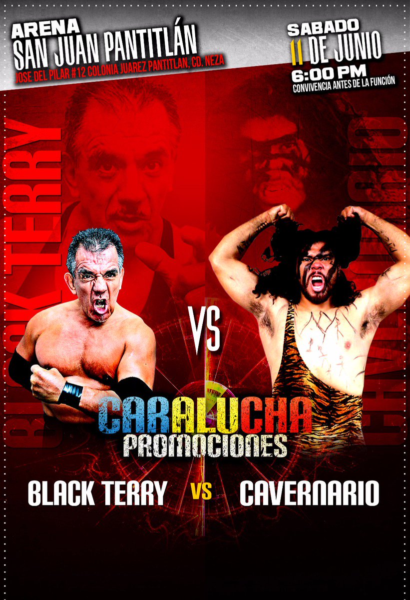 CaraLucha's tweet photo. Ya esta! Mano a mano de aniversario. @barbanario vs #blackterry

Pronóstico reservado https://t.co/ctnc49Ohf6