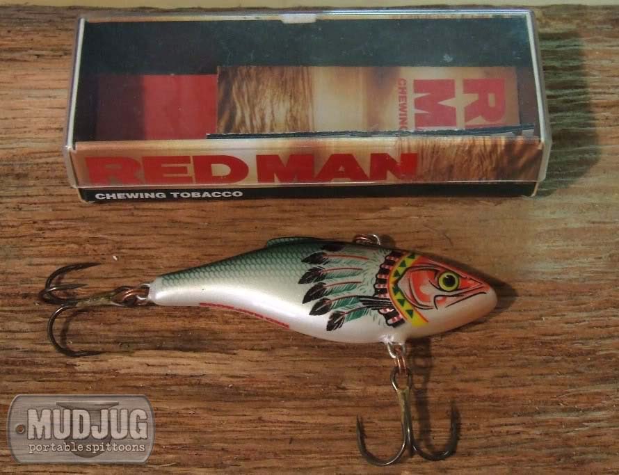 MUDJUG on X: Red Man Chew fishing lure 🇺🇸