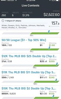 RotoRadar's tweet photo. A clean sweep for RotoRadar, winning both DK and FD (10 out of our last 12 on FanDuel).

*RT for chance to win $300* https://t.co/XWT98vl48W