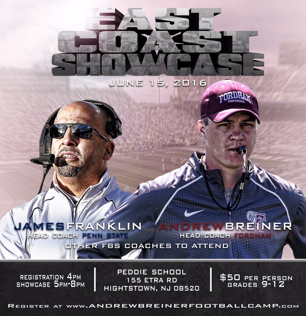 TylerBowen's tweet photo. Come out and COMPETE! #PSUnrivaled #SPEED https://t.co/8m8joPO8D2