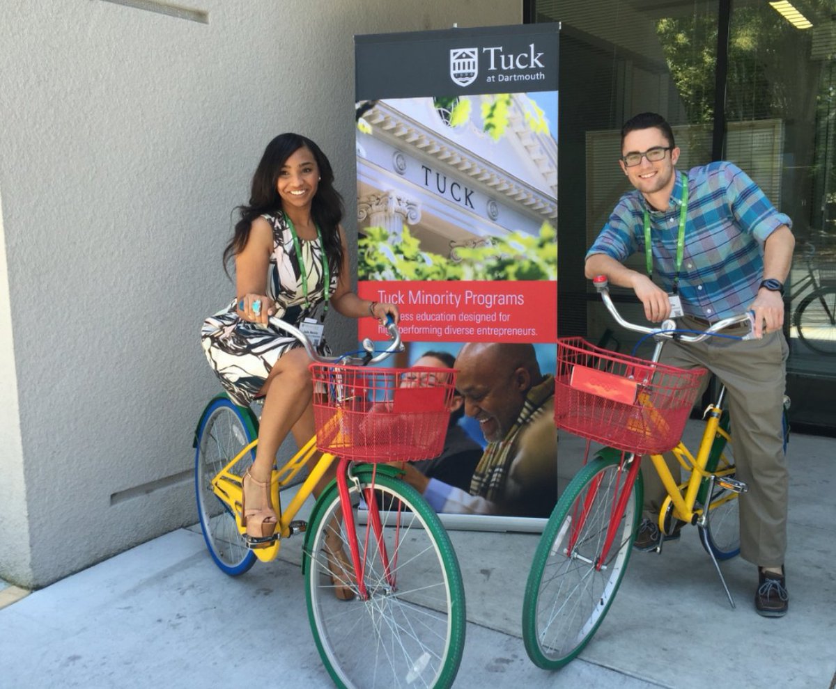 TheJM_Life's tweet photo. #TodayAtTuck "Dream Big, Pedal Hard" @TuckExecEd  @AccelwithGoogle #TuckDigitalExcellence #TuckMBE https://t.co/8sdPmSdovG