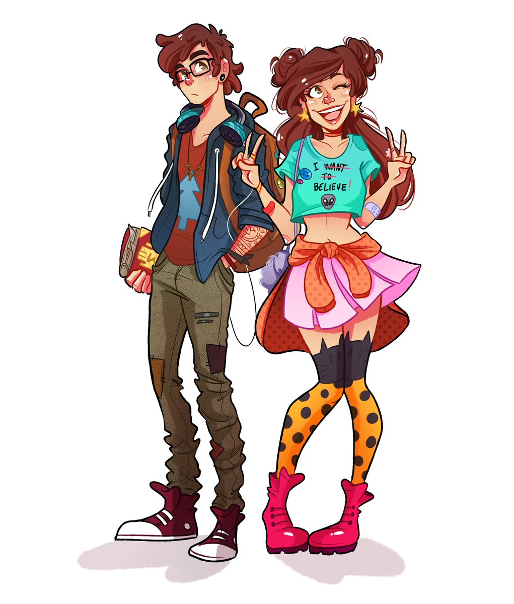 they grow up so fast... :') #gravityfalls #dipperpines #mabelpines, image size:1021x1200