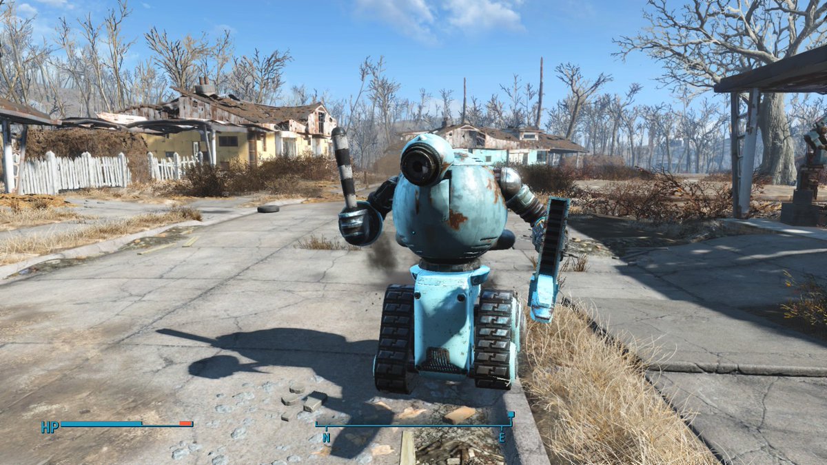 NatDGG's tweet photo. After ironing out a few horrors, I present Codsworth 2.0! #Automatron #Fallout4 #friendbot https://t.co/IAH6MUVLq9
