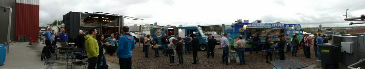 foxdenio's tweet photo. Food trucks are the place to be at the #foxdenlaunch https://t.co/Ea3dDTgEBQ