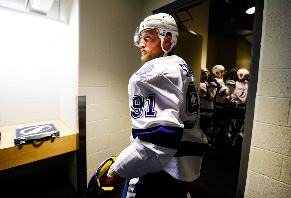 TBLightning's tweet photo. It’s so good to have you back, Stammer. #GoBolts https://t.co/6USsRwTzTI
