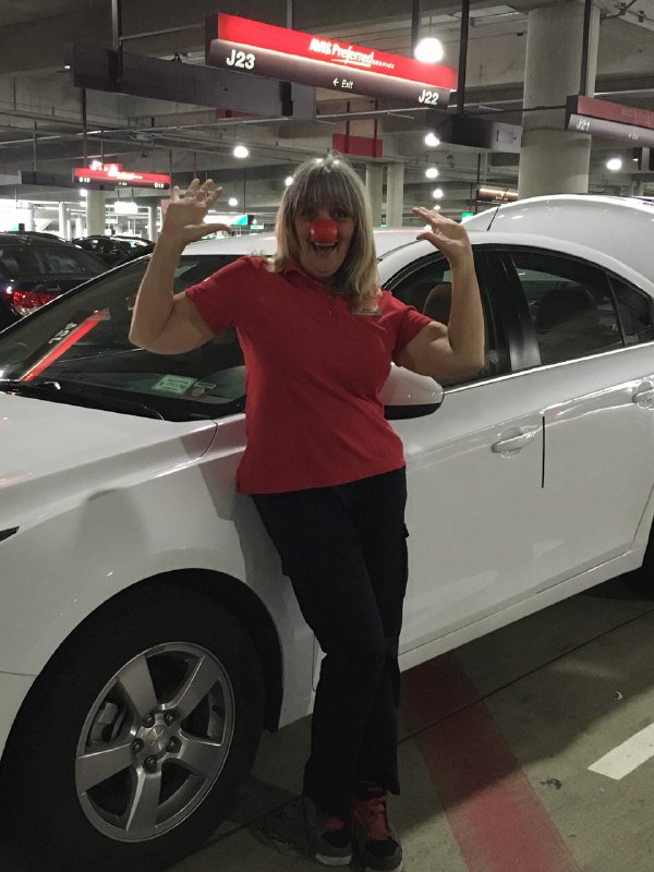 ylofton's tweet photo. @abgNEAHR  BWI RED NOSE DAY https://t.co/NVAbcATT4w