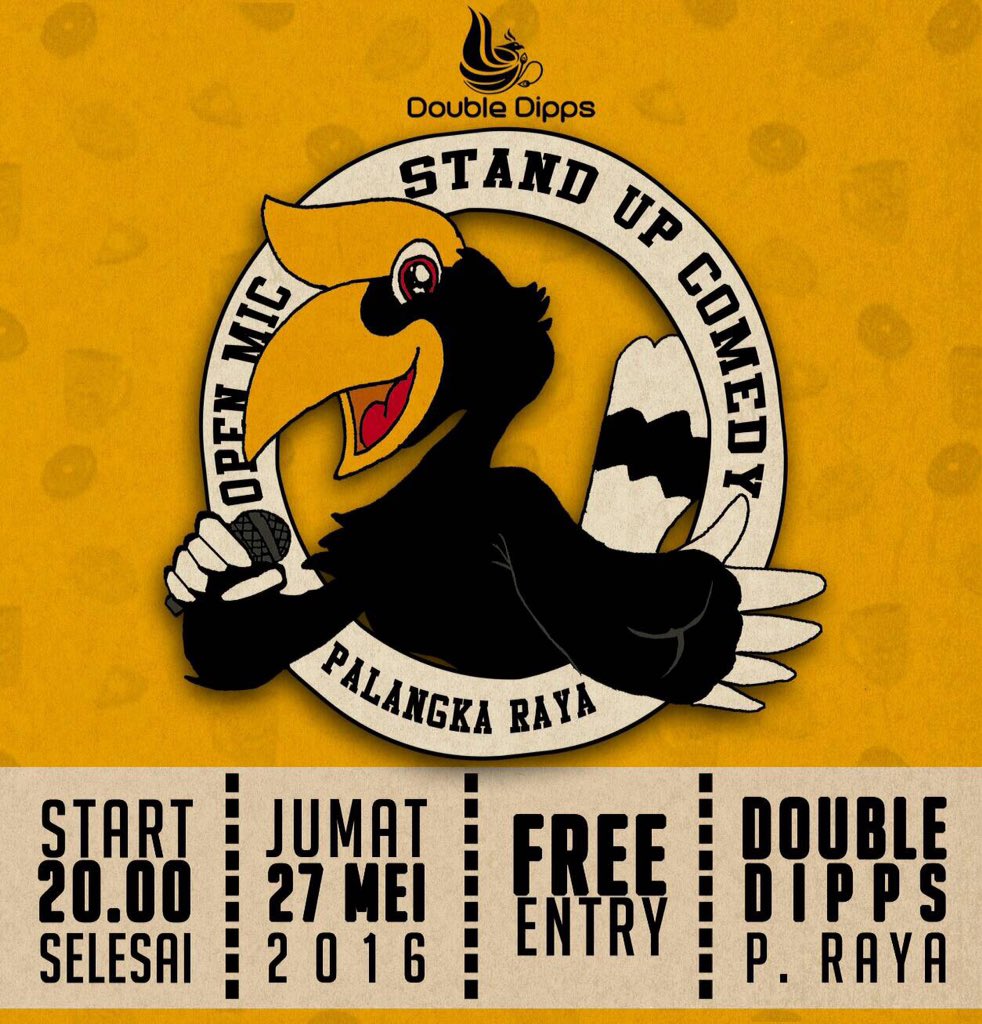 Simak!! Malam ini langsung dari <a href="/DoubleDipps/">doubledipps</a> cafe Live In #OpenMic bareng komika @StandUpPLK cc <a href="/infoPLK/">INFO PALANGKA RAYA 🇮🇩</a>