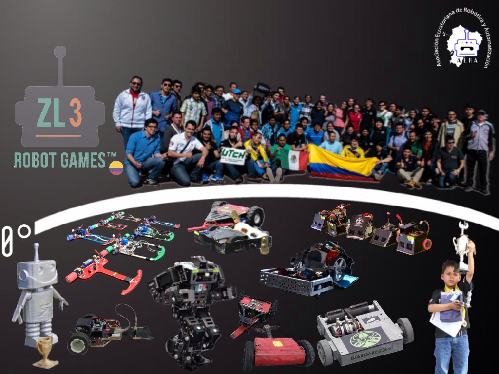 RGZLecuador's tweet photo. GRACIAS [ #RGZL3 ] 🇪🇨
10, 11, 12, 13 y 14 de mayo de 2016.
Ciudad del Conocimiento #YACHAY
#RobotGamesZeroLatitud https://t.co/wEBQmC2gYY