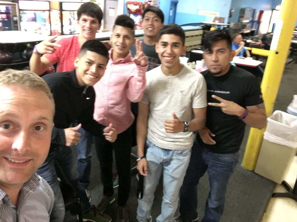 Bowling with my soccer boys! <a href="/CRsoccer16/">Roughrider Soccer</a>