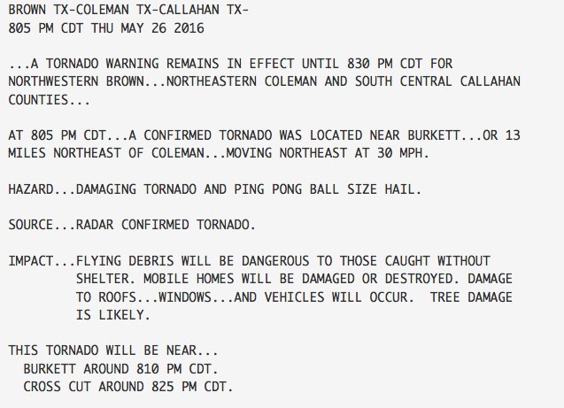 stormchaser4850's tweet image. Developing: Radar-CONFIRMED #tornado was located near #Burkett #TX, moving NE at 30 mph (8:05 PM CDT)