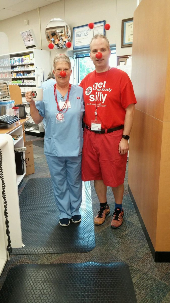 LastReplicator's tweet image. Ready for #RedNoseDay at work today..... Special is tonight on NBC!