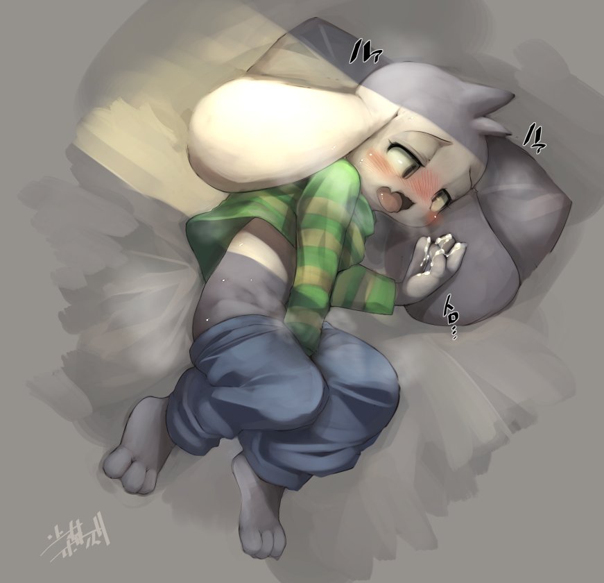 syourinbonzu's tweet photo. ラクガキ：asriel（Ｒ-18） https://t.co/06BWrKEjAV
