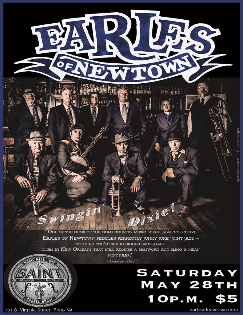 earlesofnewtown's tweet photo. #reno #livejazz #renojazz #tahoe #truckee #swing #neworleans #dancing #livemusicreno #thesaintreno #rockabilly https://t.co/2FNdmnfno8