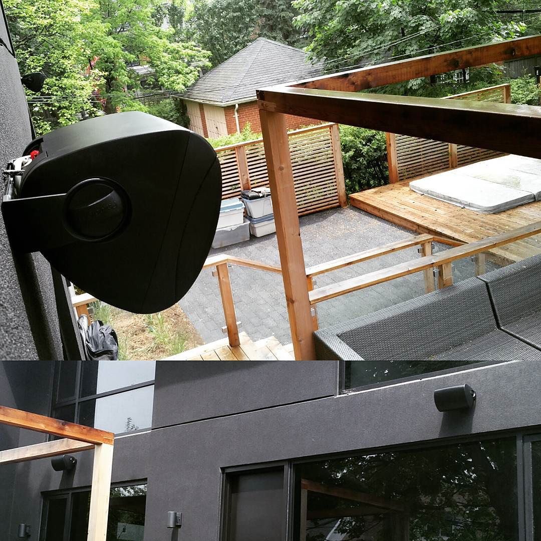 Tis the season for #outdoor audio. #Paradigm #Stylus470 #Speakers sound incredible.