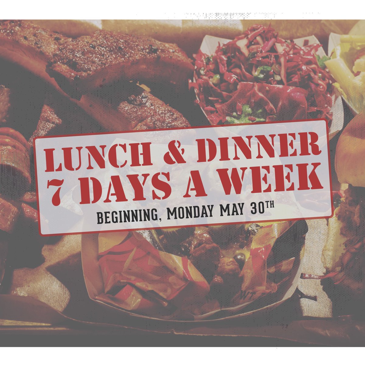 GreenStreetChi's tweet photo. Starting Memorial Day, more meat in your life #bbq https://t.co/17CHlEdepk