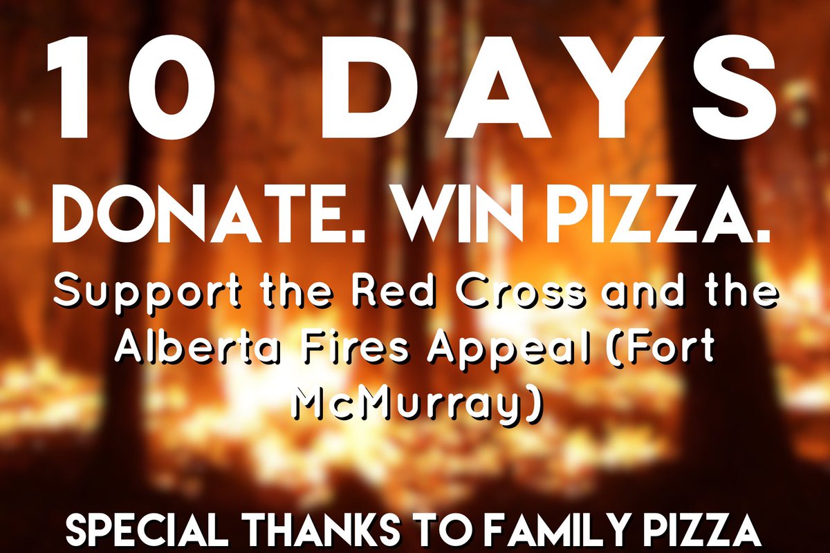 AdenBowmanBears's tweet photo. Last day to donate tomorrow!!!! Who wants that pizza? https://t.co/1ETGQWEUX9
