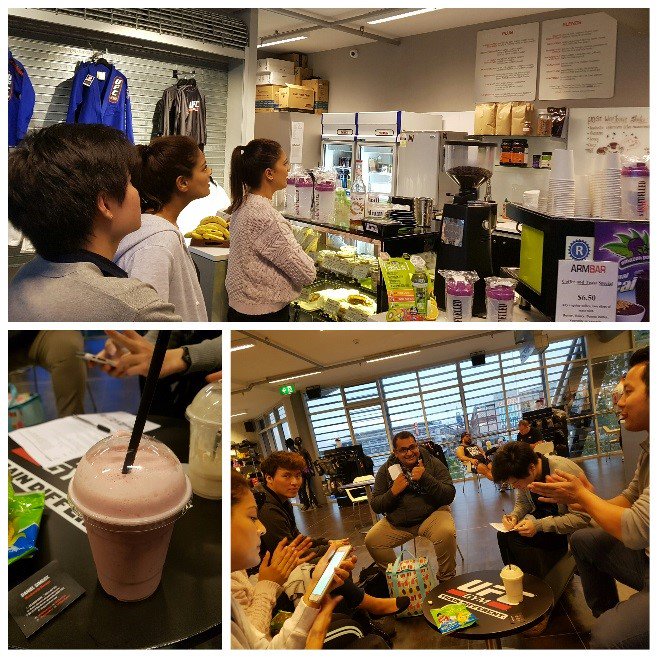 TGIF with a healthy smoothie fix at the local UFC gym! We've achieved a lot this week, time to plan the week ahead!