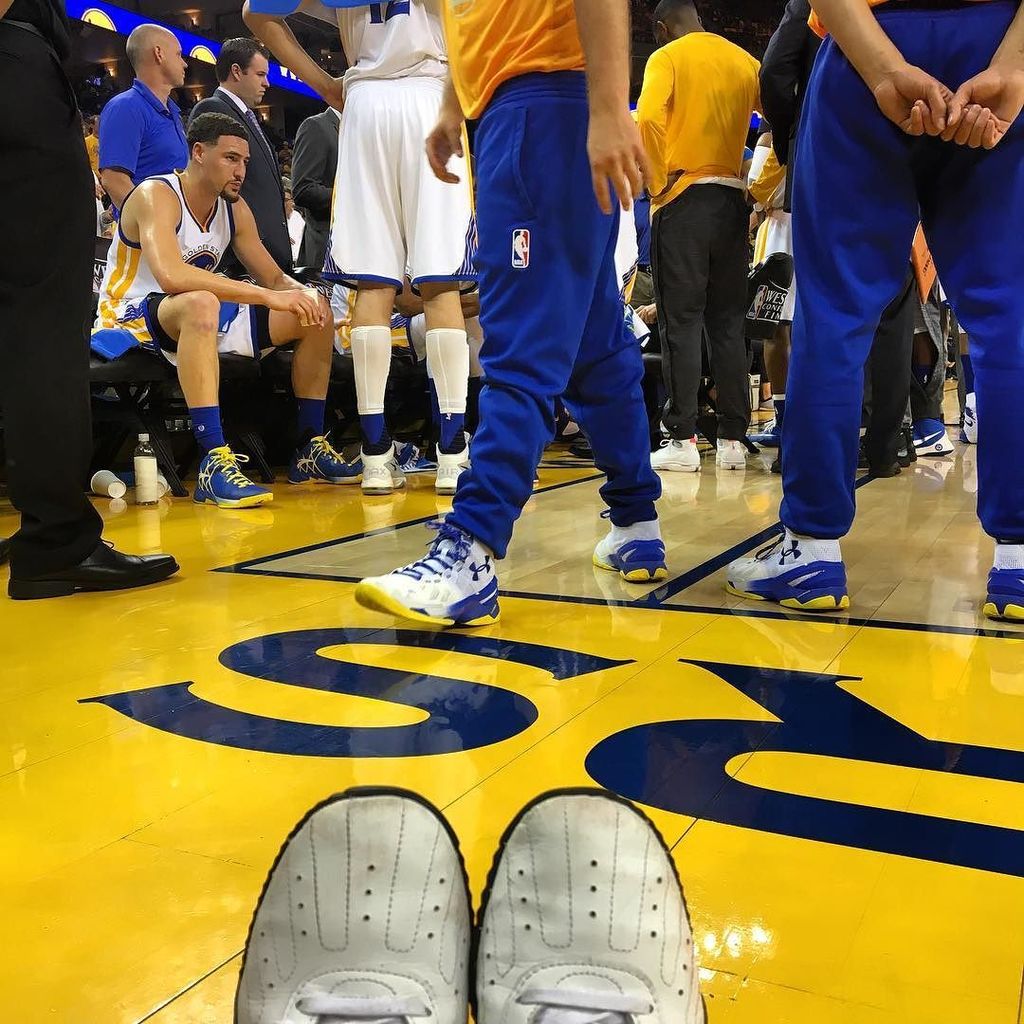 KelleyLCox's tweet photo. Game 5! #Warriors v #OKCThunder #DubNation #WarriorsGround #StrengthInNumbers #NBA #NBAPla… https://t.co/ncx7qlmzBb https://t.co/1wKgac3qOd