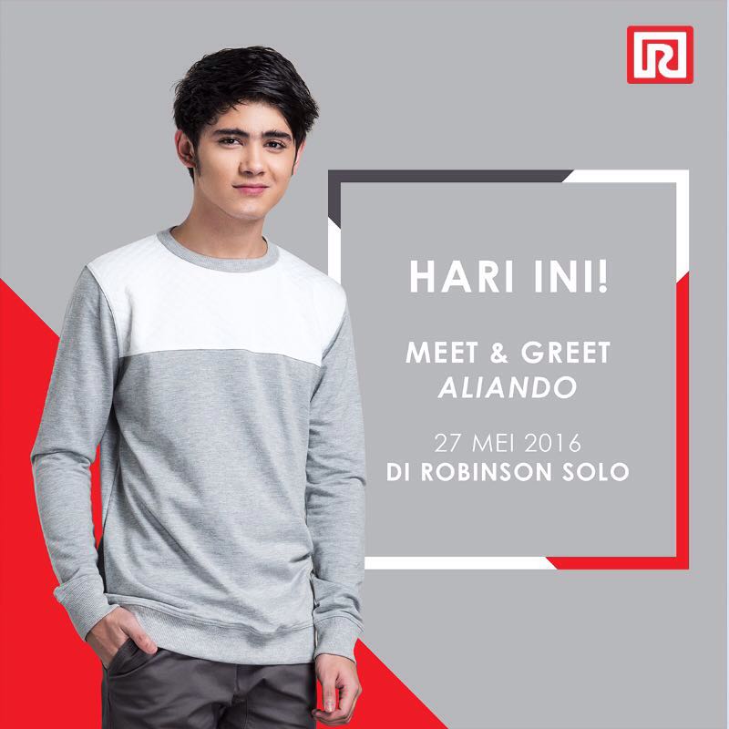 ramayanads's tweet photo. Robinson Solo, jangan sampai kelewatan hari ini M&amp;G @alysyarief &amp; simpan struk belanja kamu untuk bisa foto bareng. https://t.co/5JItZGpbAm