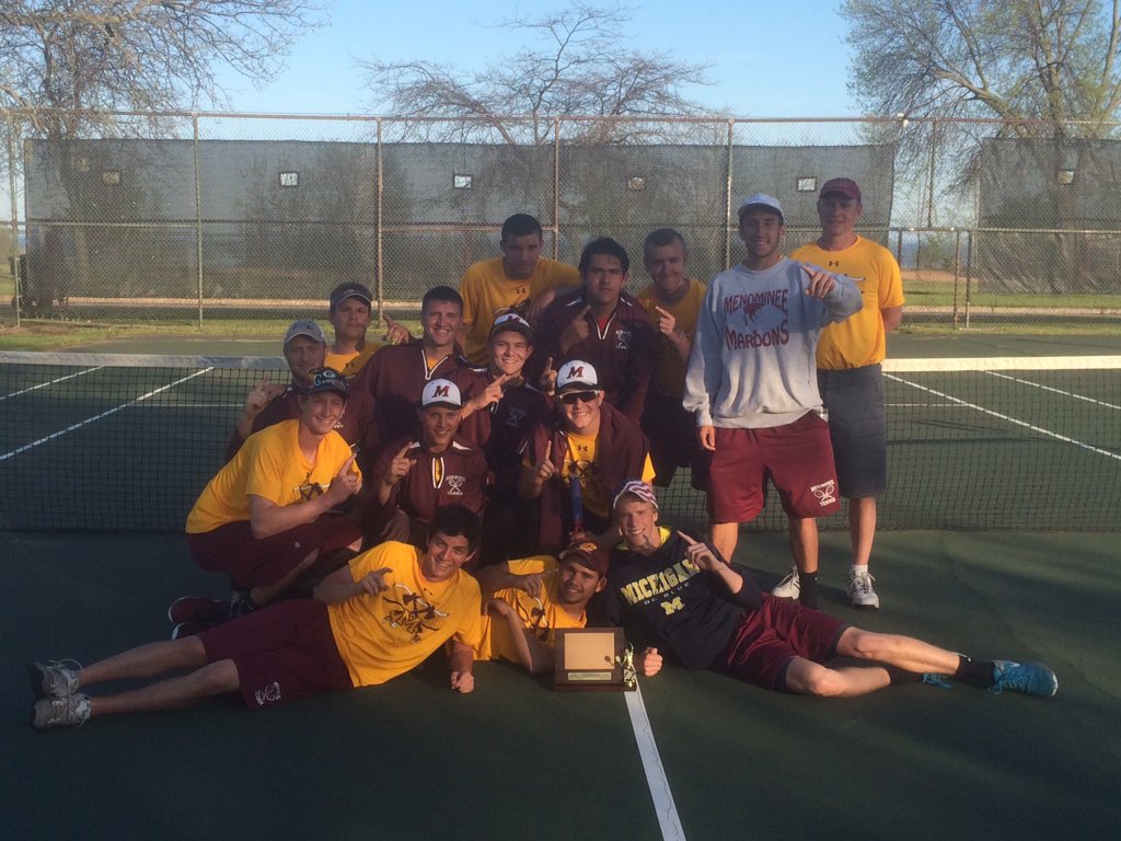 Maroonstennis's tweet photo. GNC Champions!!!! #maroon tennis https://t.co/9TMrgKUuxB