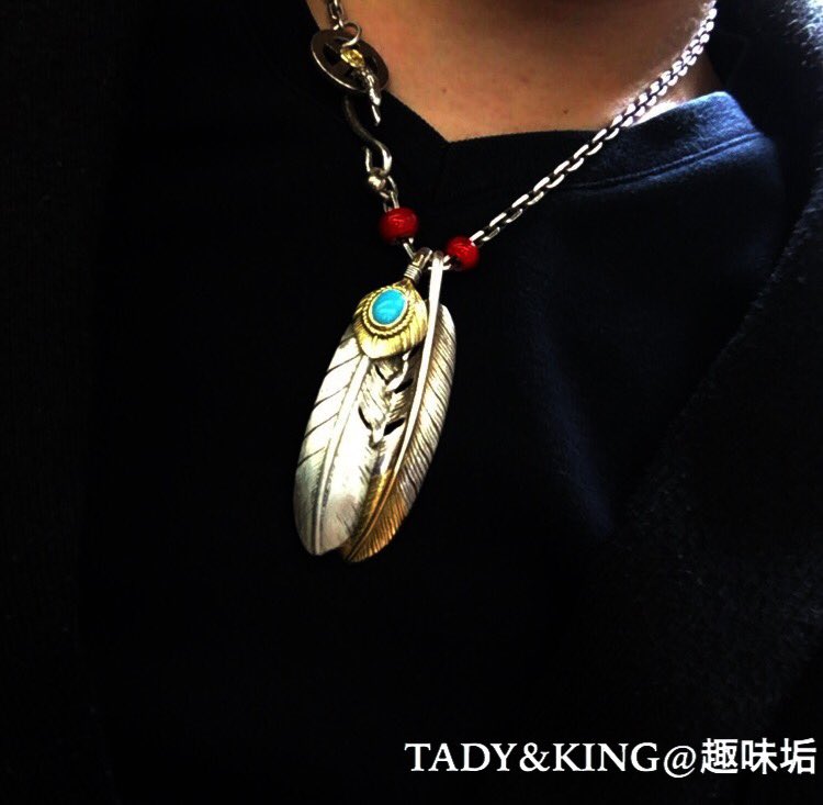 ネックレス TADY&KINGターコイズフェザー TADY & KING (タディアンド