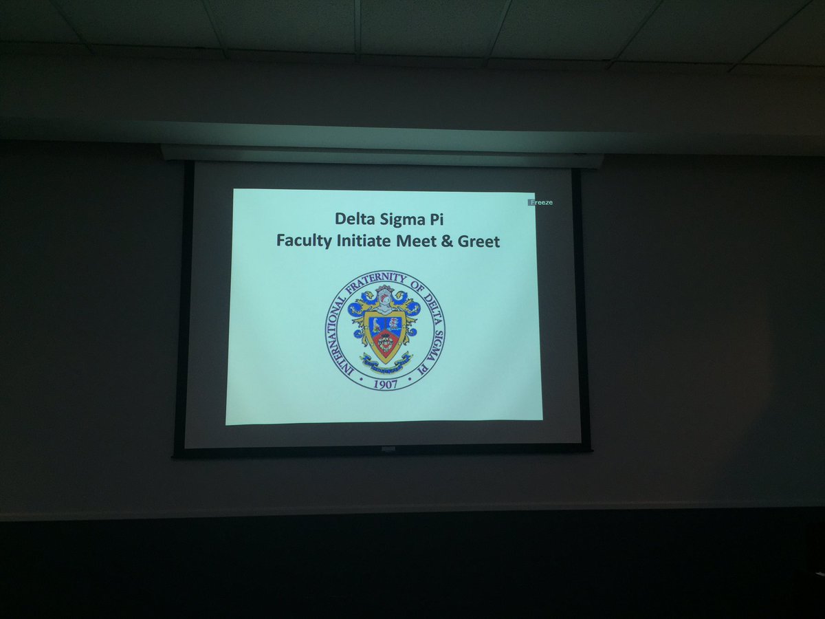 DSPAlphaOmega's tweet photo. Faculty Initiate Meet and Greet with @GeoffNyheim . It was a pleasure getting to know you! https://t.co/ifU6I9VqKe