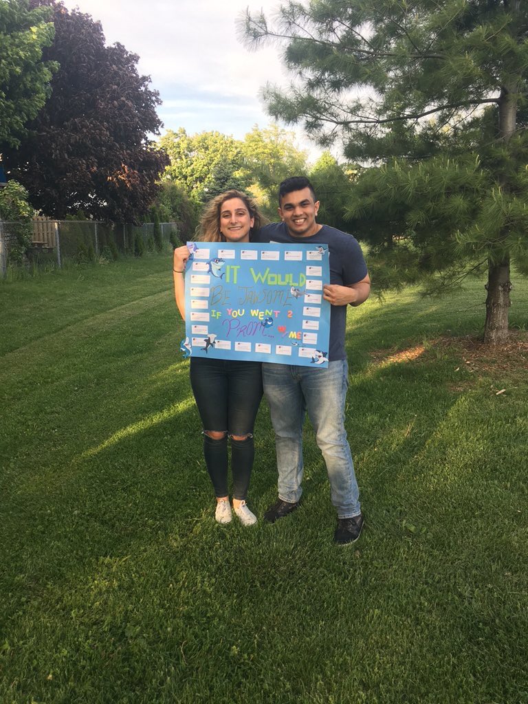 ahsprom2016's tweet photo. Good thing next week isn't shark week, because we can't wait to see these two swim their way to prom🐋🎉 #NoSharkEmoji https://t.co/gPAaLxC1p7