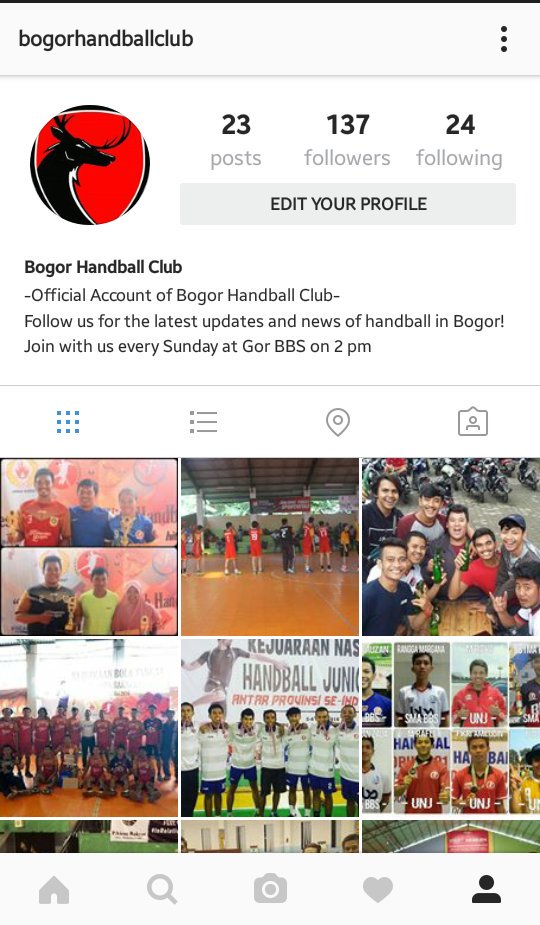 Move to instagram @bogorhandballclub :)