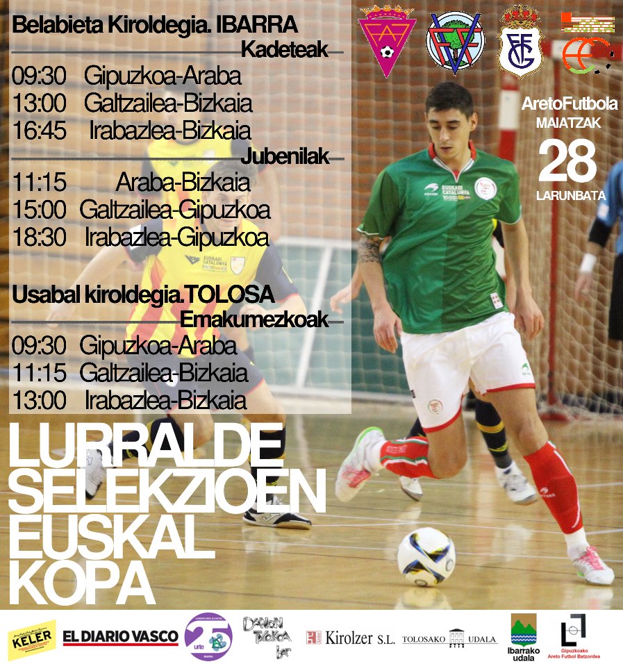 LAUBURUKEIBARRA's tweet photo. Poco más de 24 h para que arranque la fiesta del Futsal vasco. Belabieta revisará las promesas de nuestro deporte https://t.co/RwtByQANTF