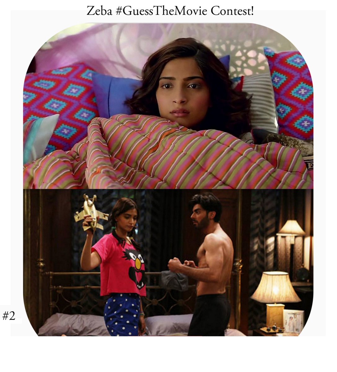 ZebaHome's tweet image. Contest # 2
Zeba #GuessTheMovie Contest! Can you name the film?
Click here to participate: facebook.com/ZebaIndia
