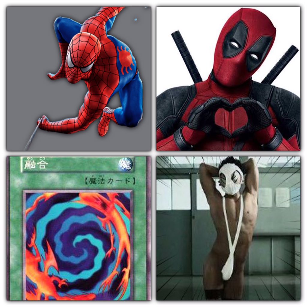 Sack Twitterissa スパイダーマン デッドプール 変態仮面 Sack Twitterissa スパイダーマン デッドプール 変態仮面