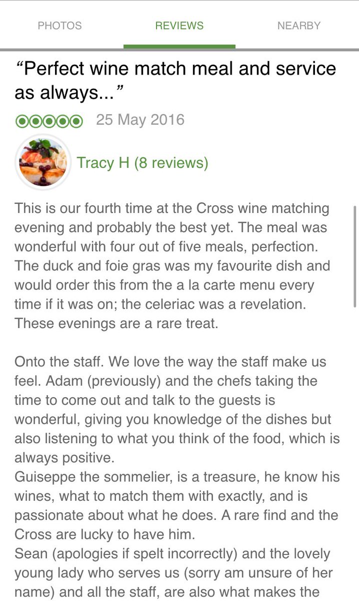TheCrossKen's tweet image. A lovely review from our recent #SpyValley Gourmet Wine Evening! @TripAdvisorUK