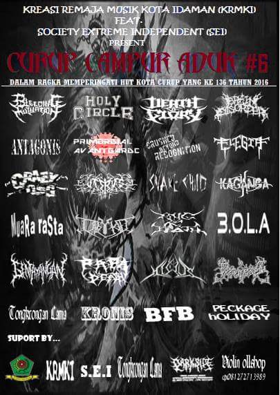 Tomorrow! CURUP CAMPUR ADUK #6 at Gor Curup, Bengkulu .. <a href="/srlunderground/">Sarolangun UG</a> <a href="/Death_OfGlory/">DEATH OF GLORY</a> \m/