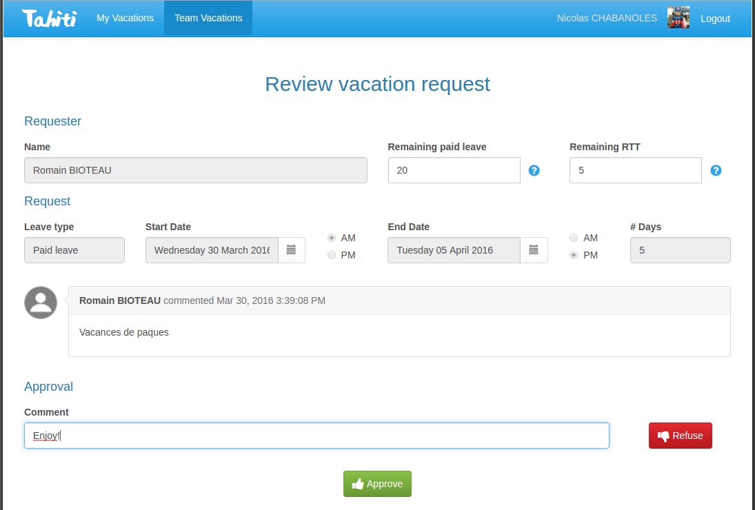 bonitasoft's tweet image. Our R&amp;amp;D team has unveiled the new corporate Leave Request application: Tahiti! #DeveloperHero