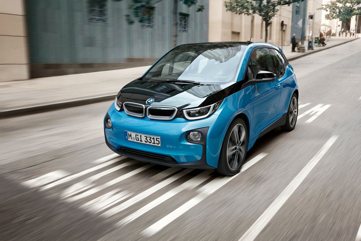 codfather's tweet photo. The new BMW i3 (2017) just had its range boosted to a Nissan Leaf-beating 195 miles https://t.co/QT6uHjxO7r https://t.co/xUMXOV50r4